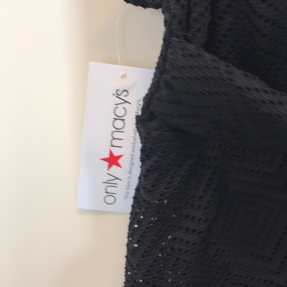 NWT Swim Solutions Black One-Piece Swimsuit - Picture 3 of 12